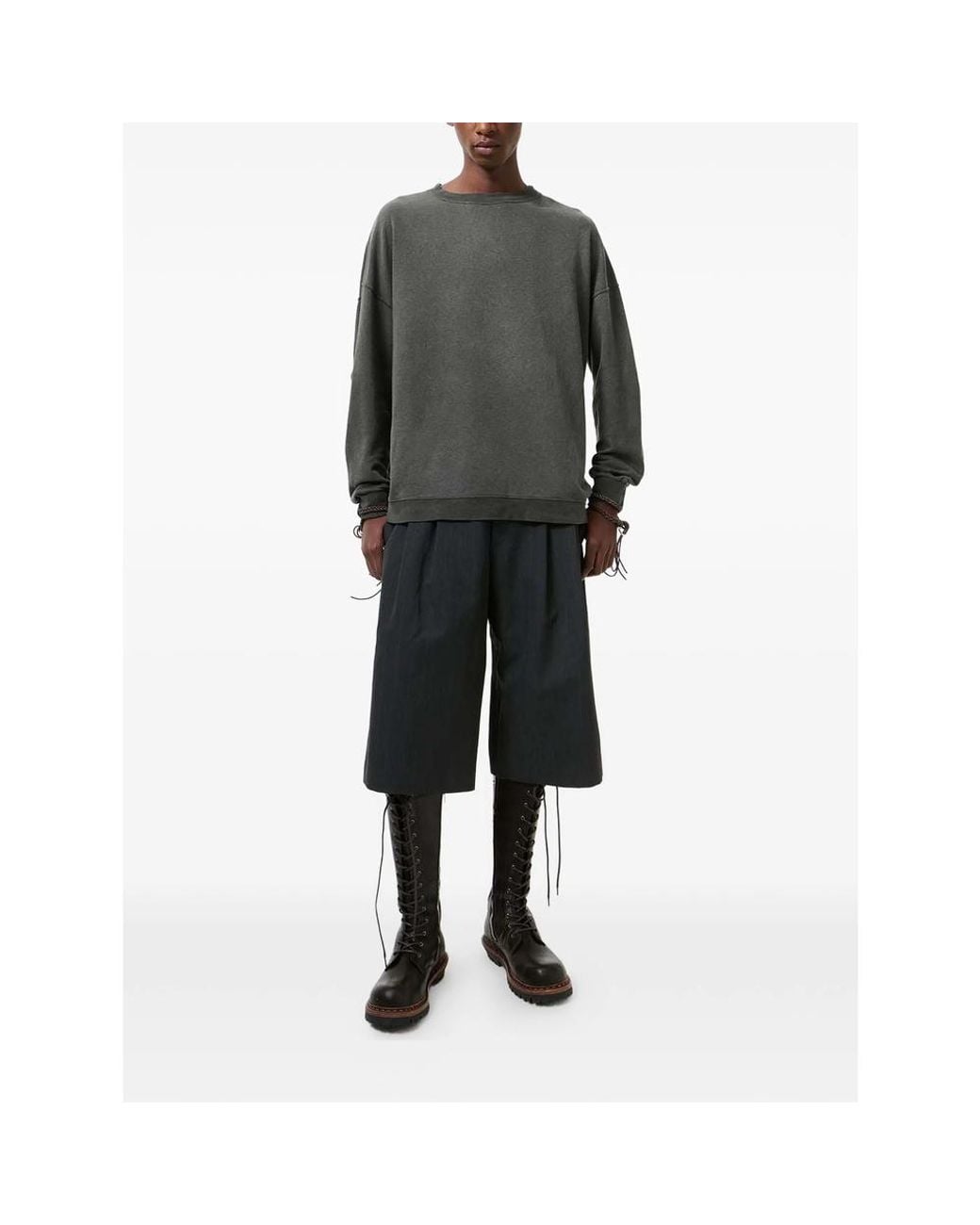 Our Legacy Gray Slack Oversized Sweatshirt for men