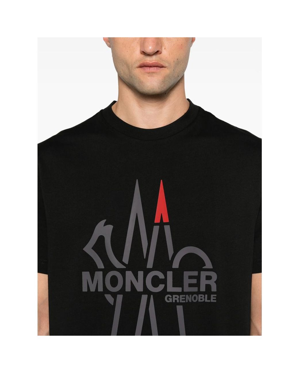 Moncler Black T-Shirts & Vests for men
