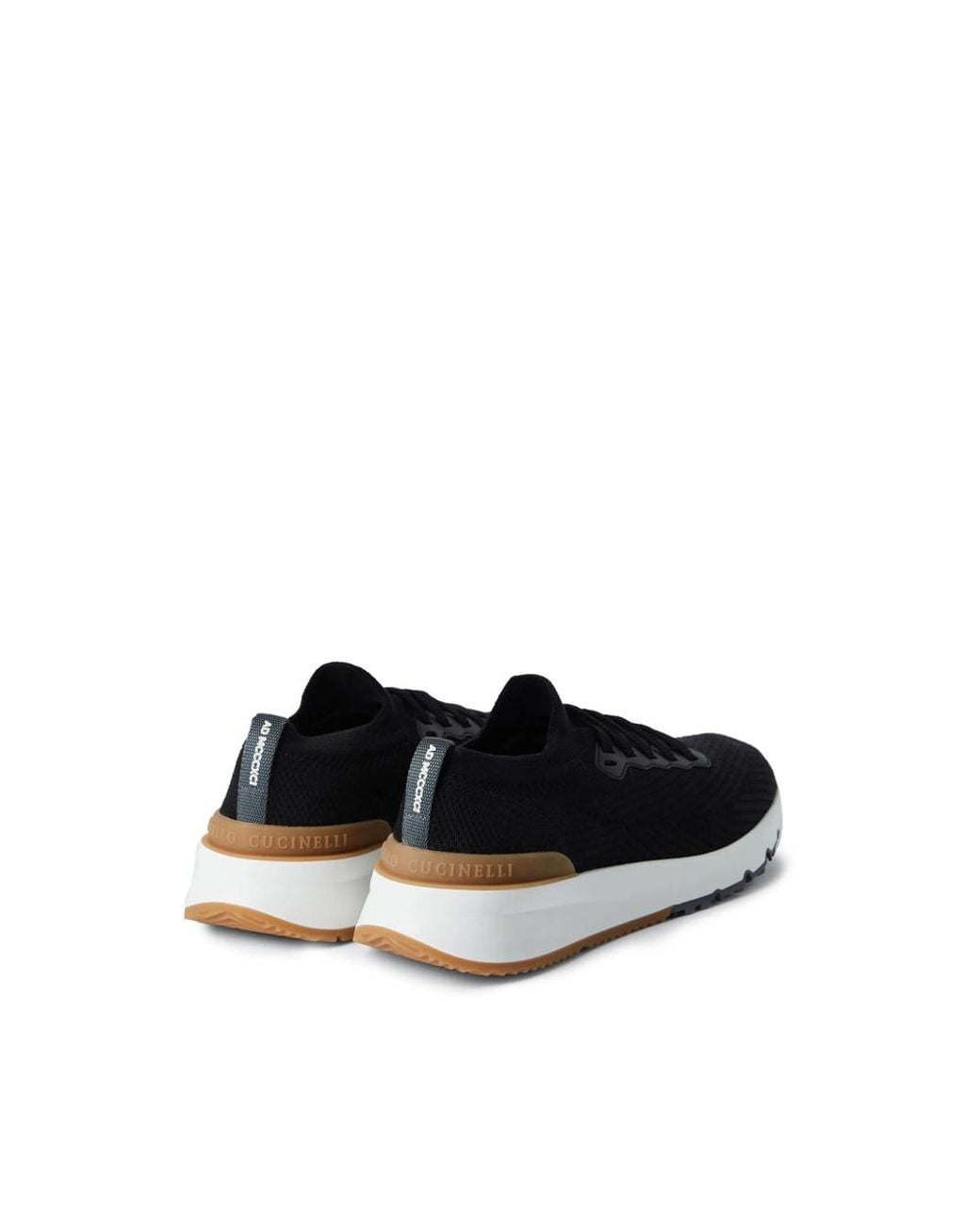 Brunello Cucinelli Blue Lace-Up Sneakers for men