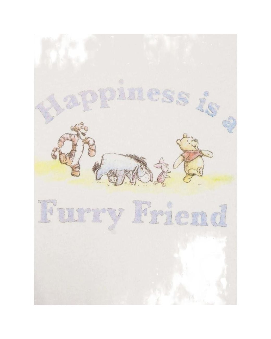 Re/done White Tee Pooh Friend Graphic-Print T-Shirt