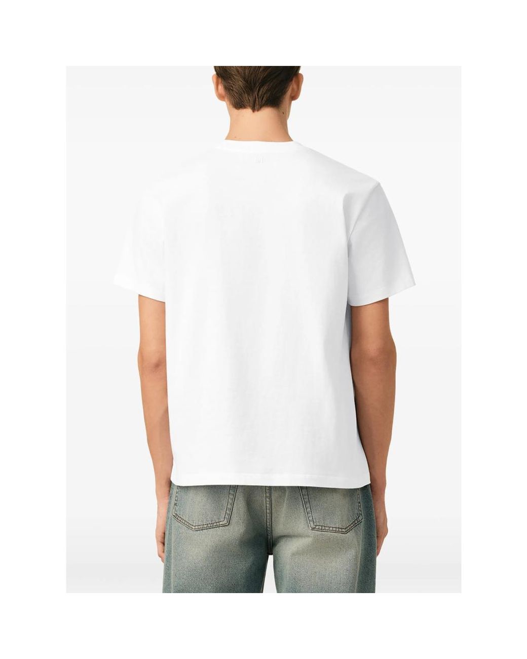 AMI White T-Shirts & Vests for men