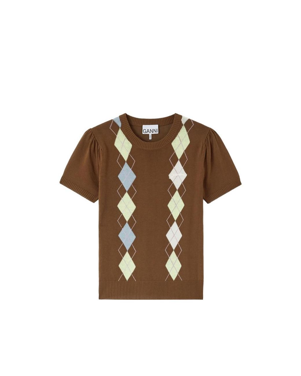 Ganni Brown Tops