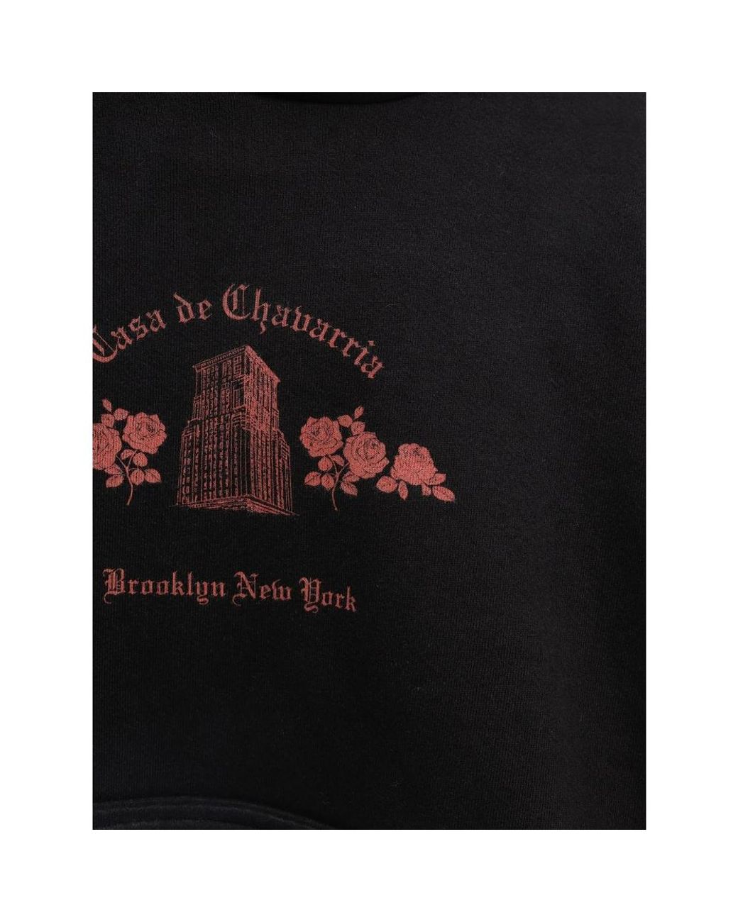 Willy Chavarria Black Casa De Chavarria Hoodie for men