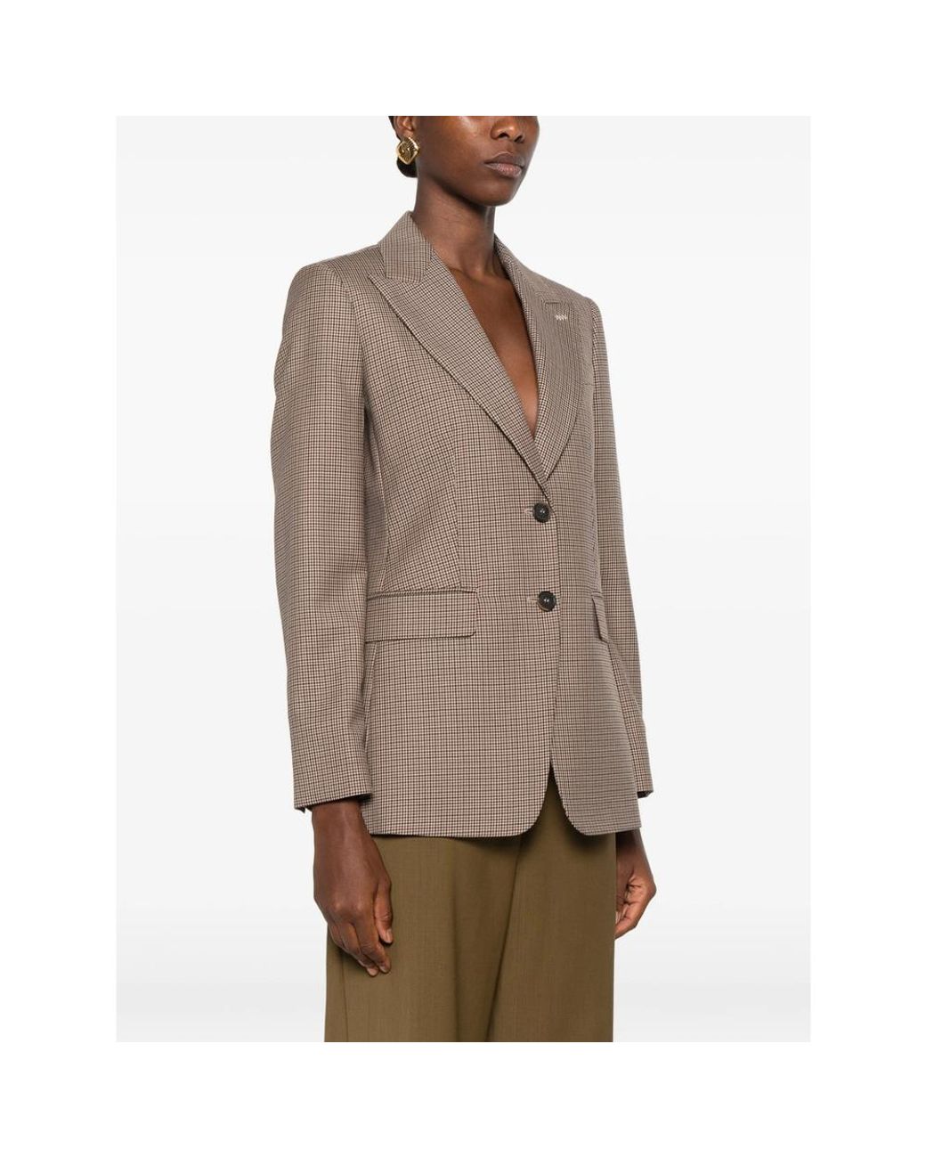 Max Mara Brown Neutrals Jackets