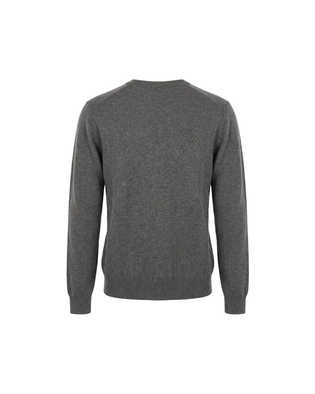 Drumohr Gray Crew-Neck Sweater for men
