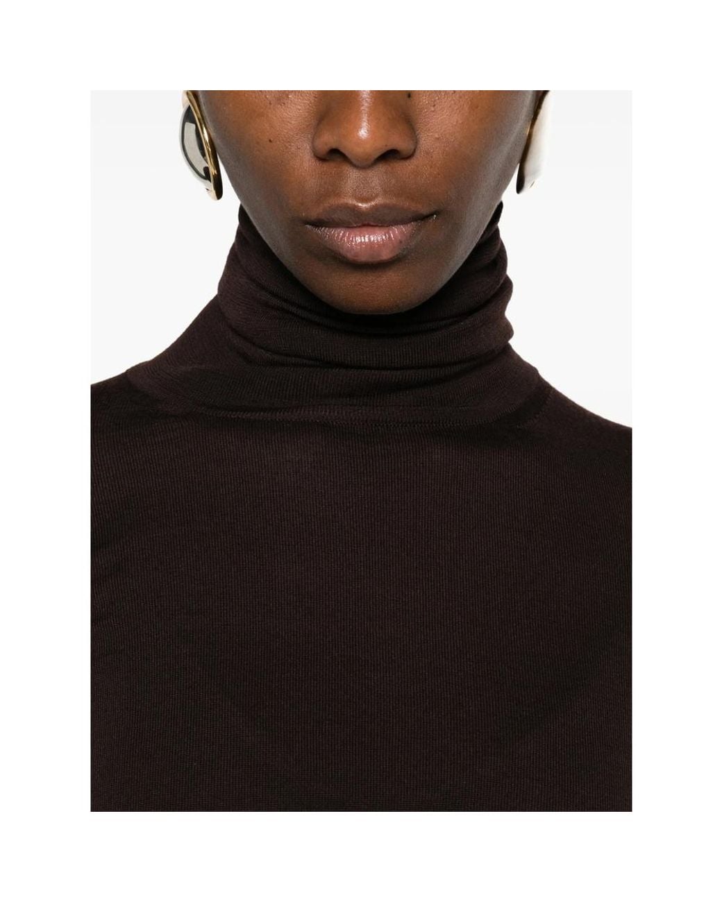 Max Mara Natural Roll-Neck Sweater