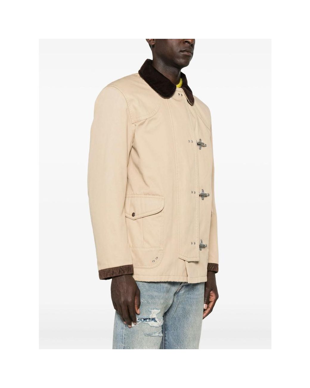 Fay Natural Cotton Coat for men