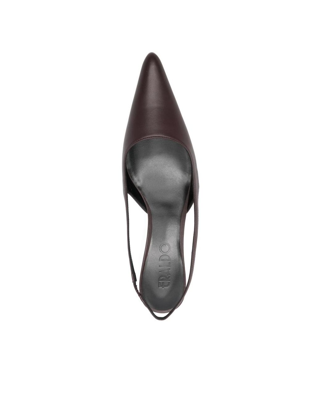 Eraldo Brown 40Mm Slingback Point-Toe Heeled Pumps