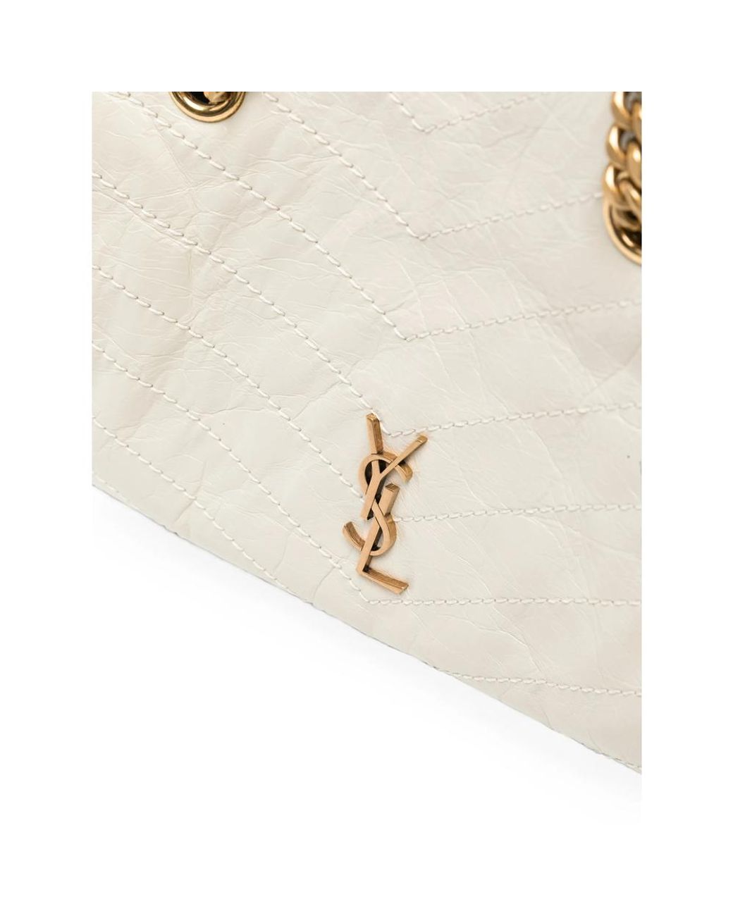 Saint Laurent Natural Neutrals Shoulder Bags