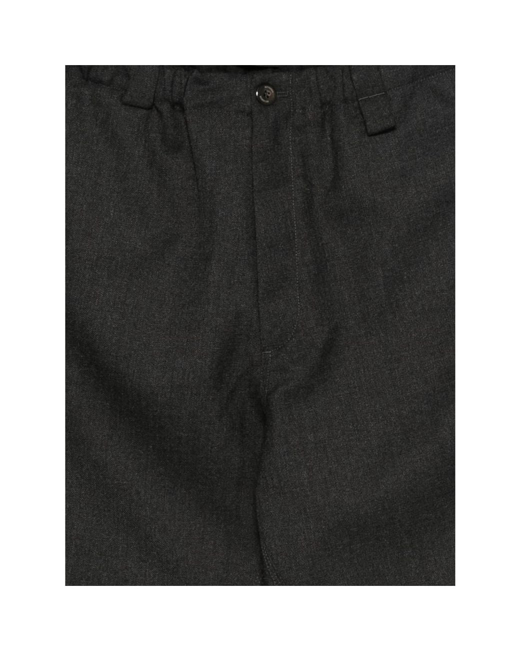 Willy Chavarria Black Straight-Leg Trousers for men