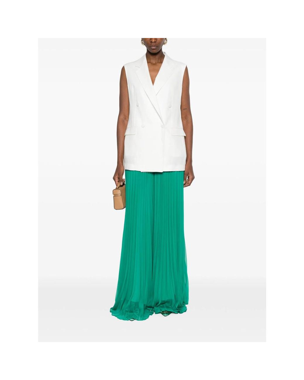 Max Mara Green Pianoforte Trousers