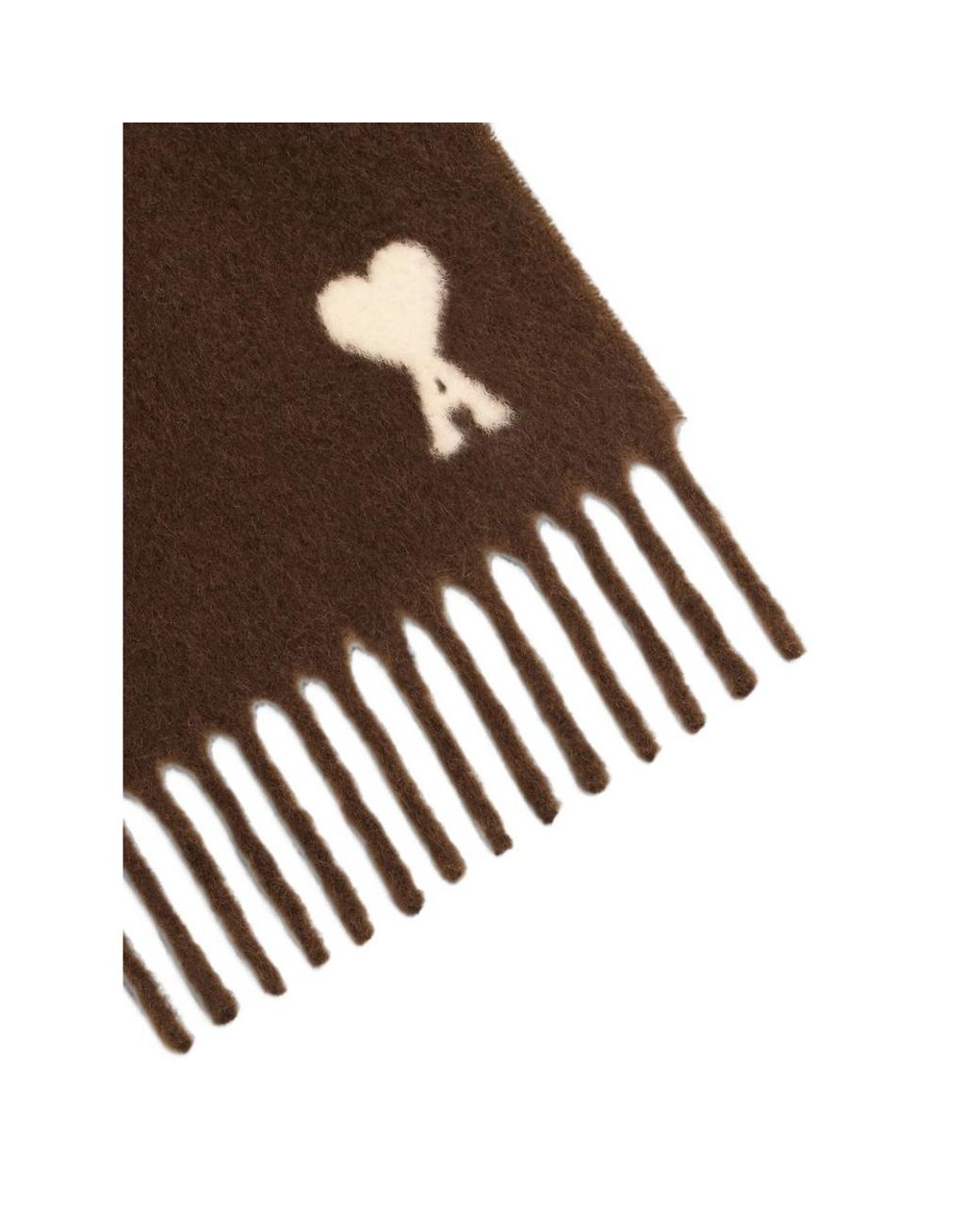 AMI Brown Scarves for men