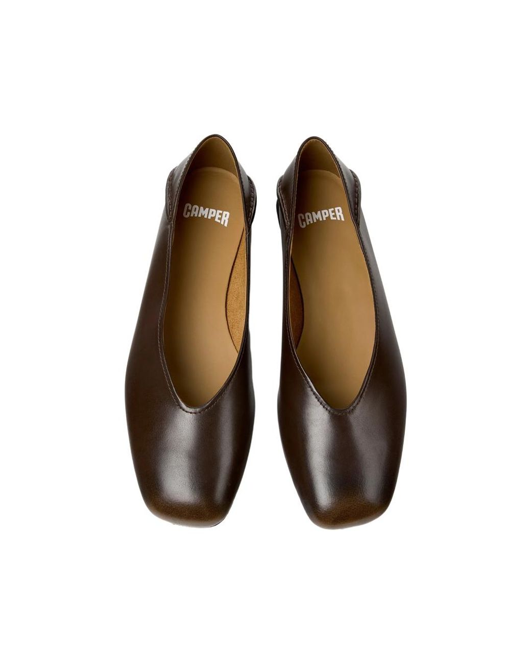 Camper Brown Casi Myra Ballet Flats