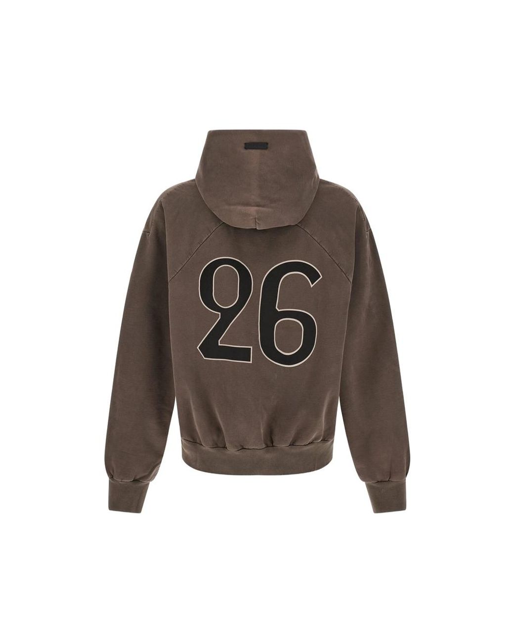 Fear Of God Brown 26 Classic Half Raglan Hoodie for men