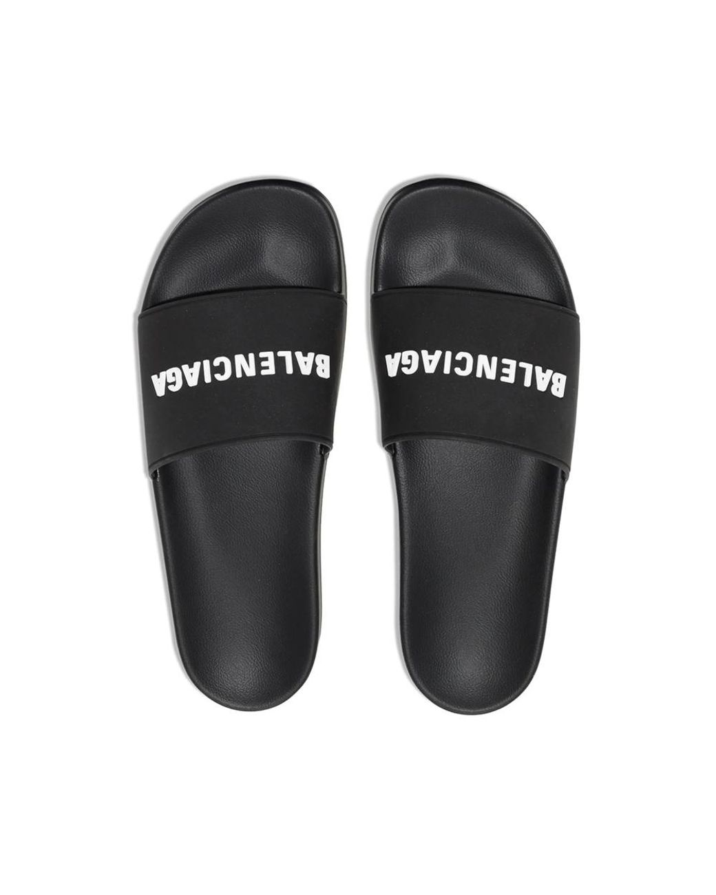 Balenciaga Black Flip-Flops & Slides for men