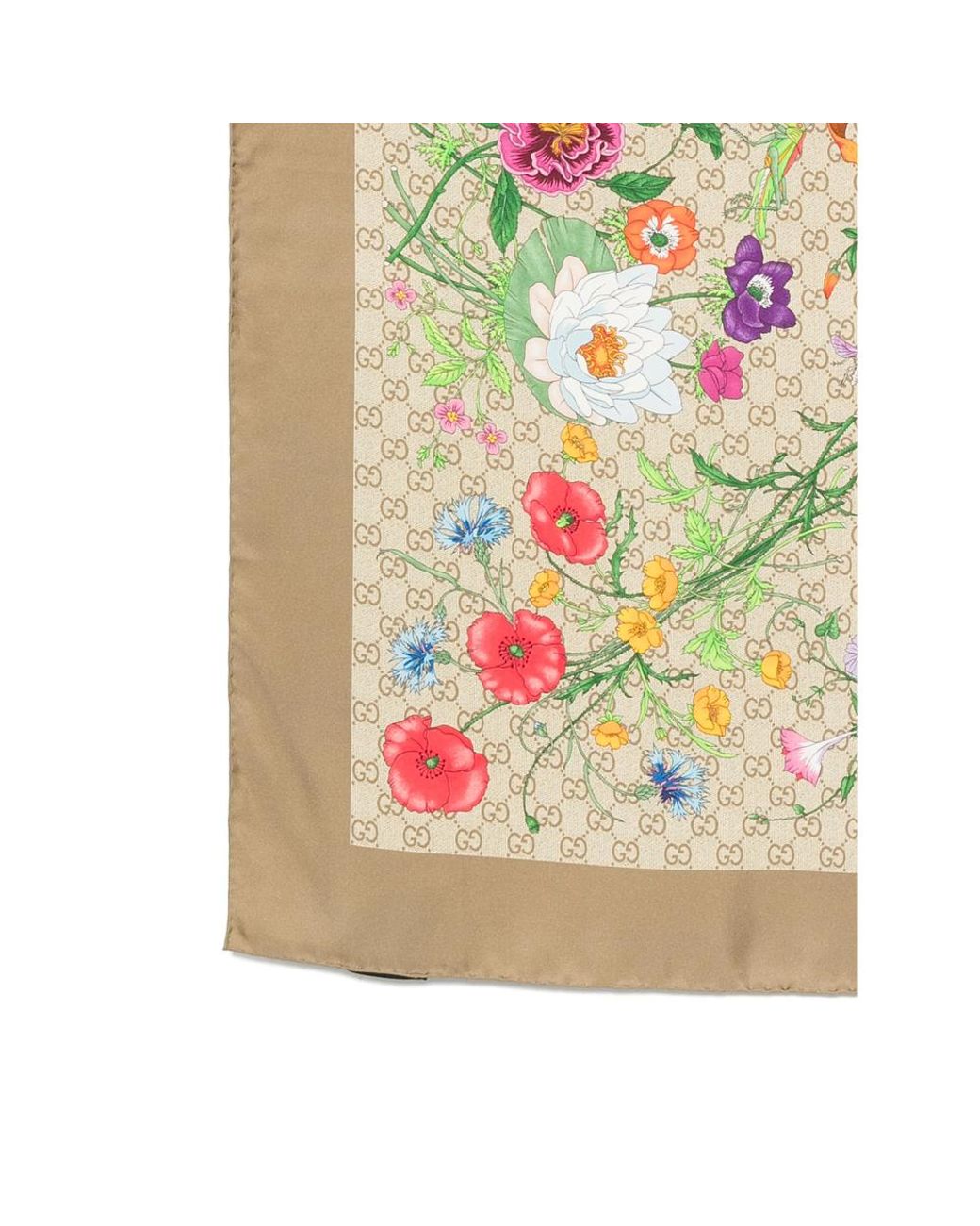 Gucci Metallic Neutrals Scarves for men