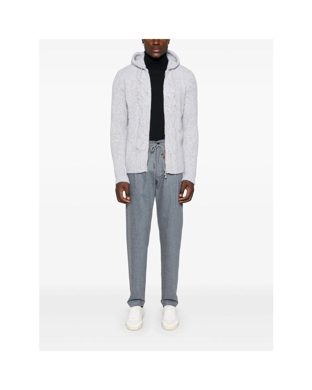 GOES BOTANICAL Black Dolcevita Sweater for men