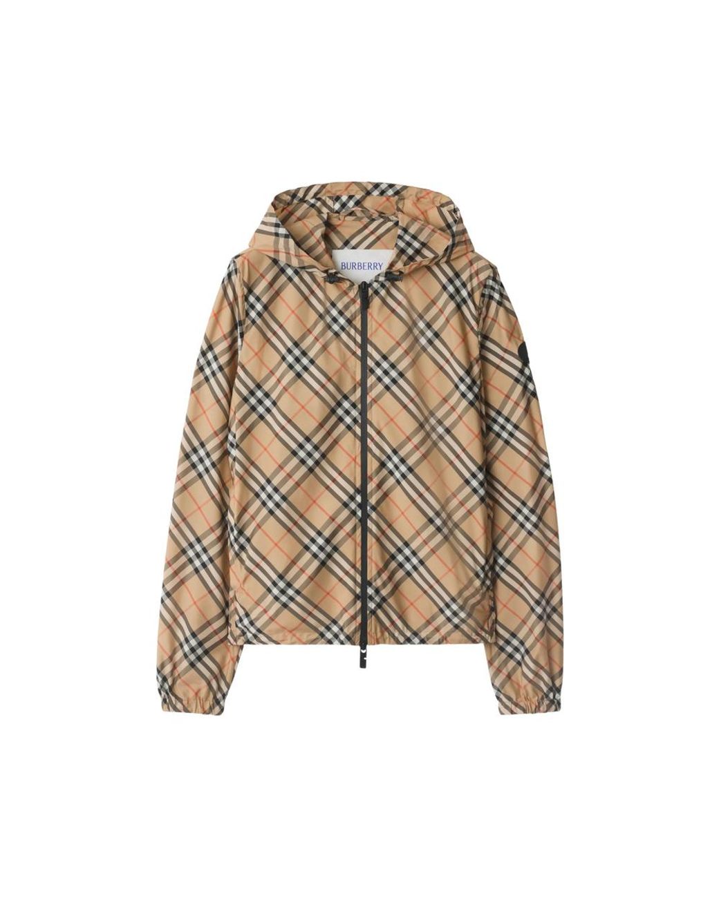 Burberry Natural Check Salcombe Hooded Jacket