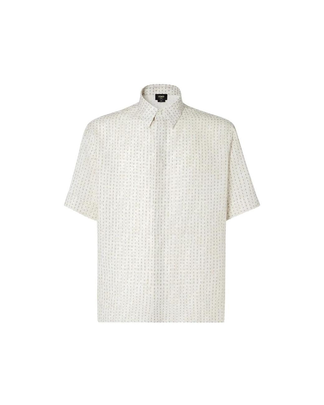 Fendi White Neutrals Shirts for men