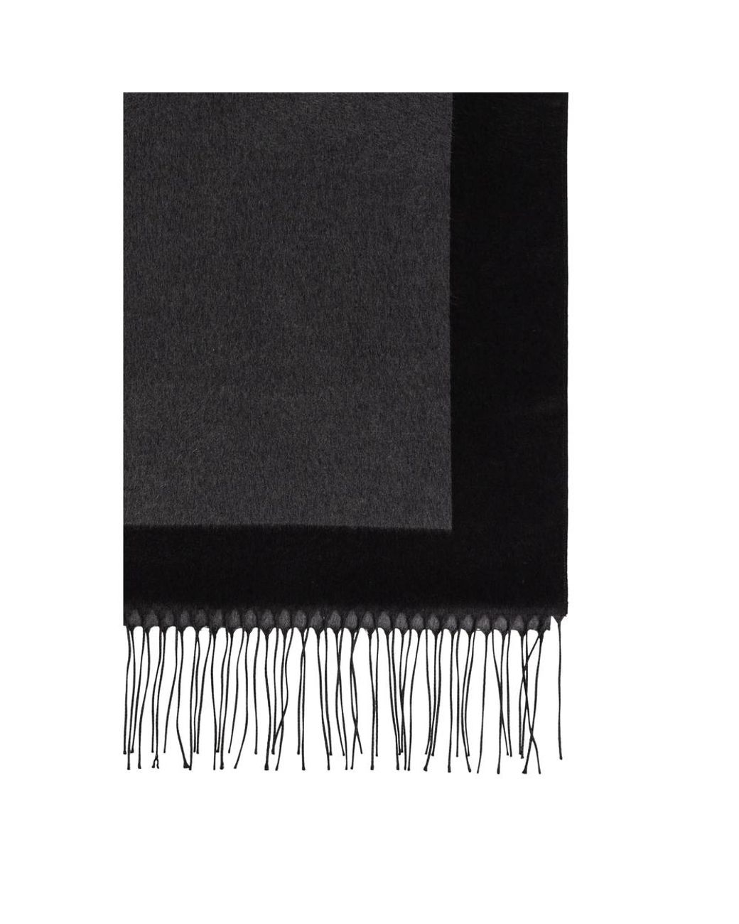 Saint Laurent Black Silk Scarves for men