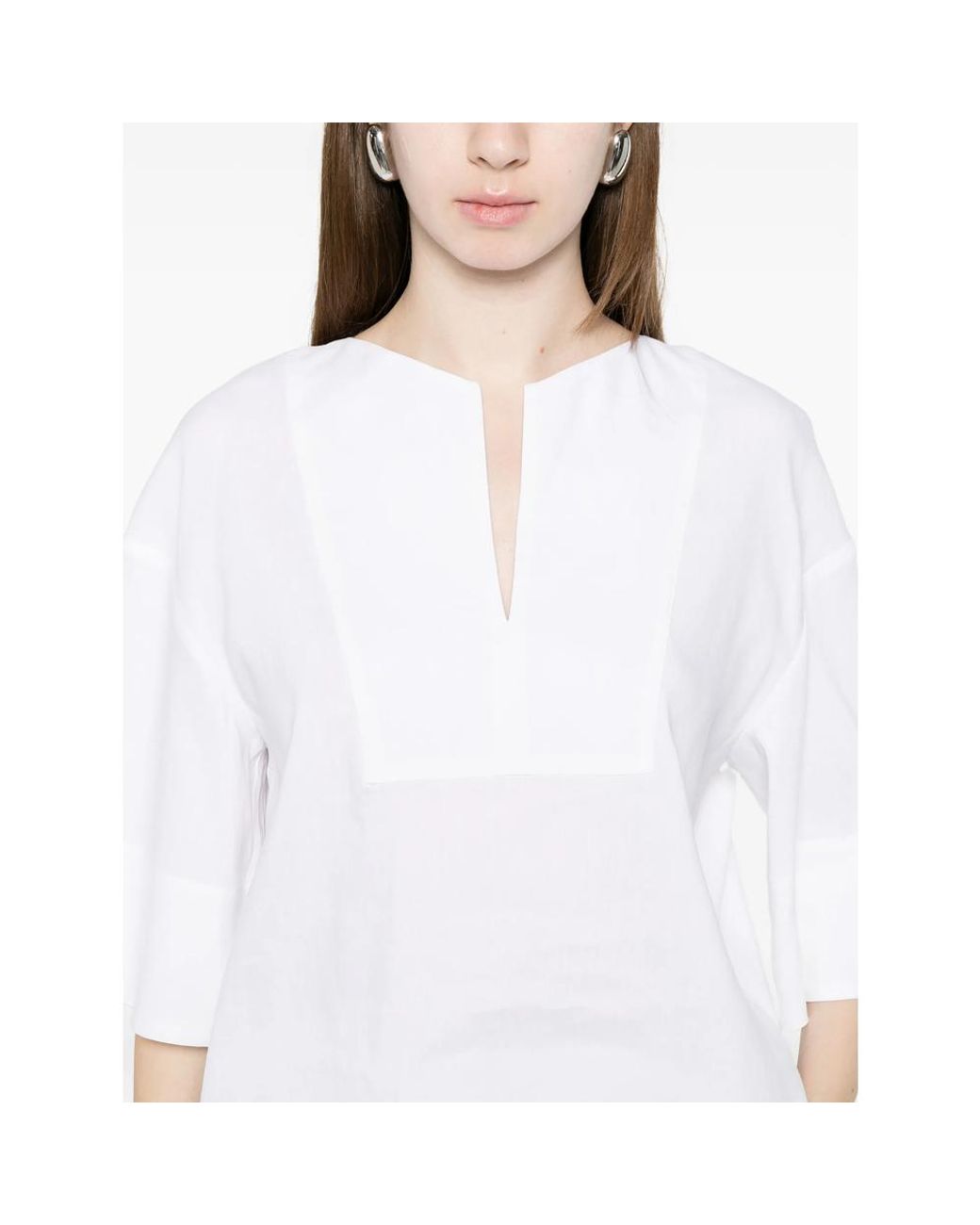 Max Mara White Tops