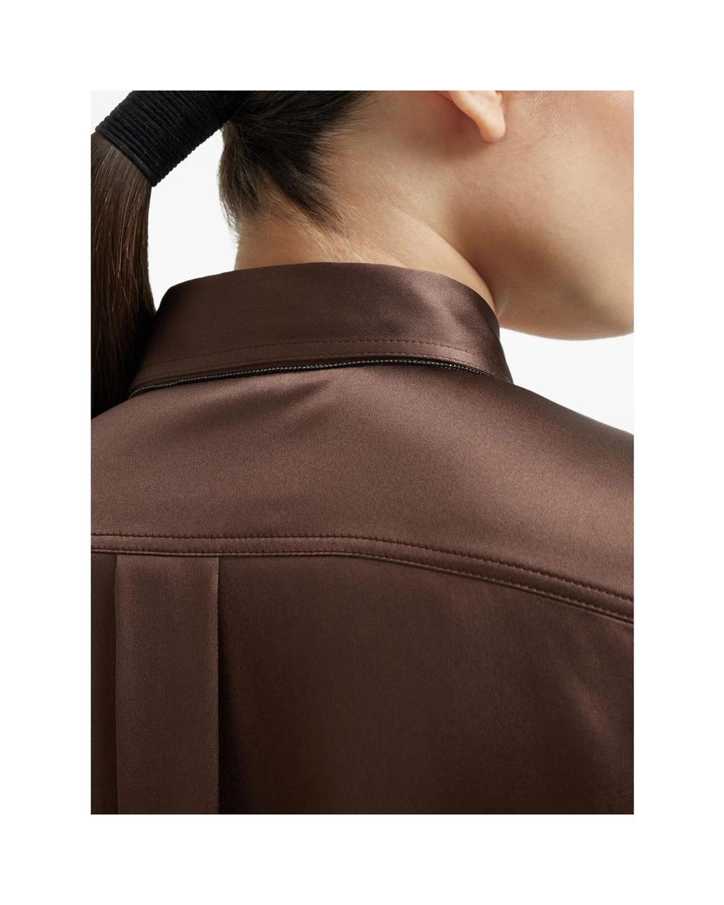Brunello Cucinelli Brown Tops