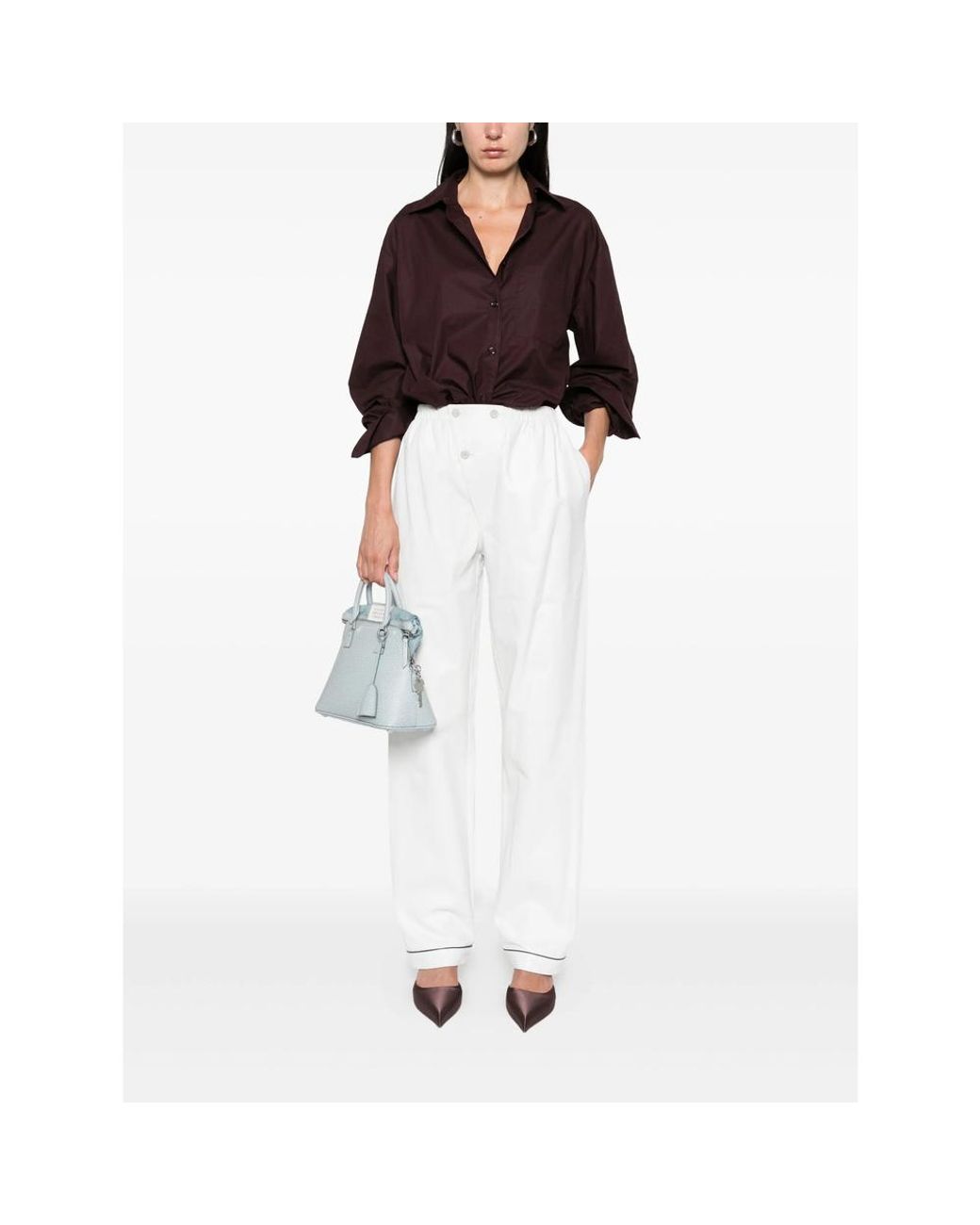 Prada White Trousers