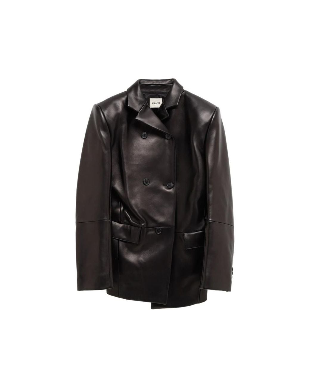 Khaite Black Rolo Jacket
