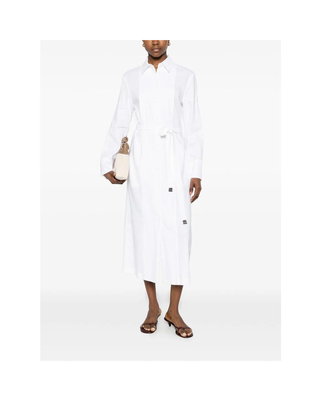 Max Mara White Dresses