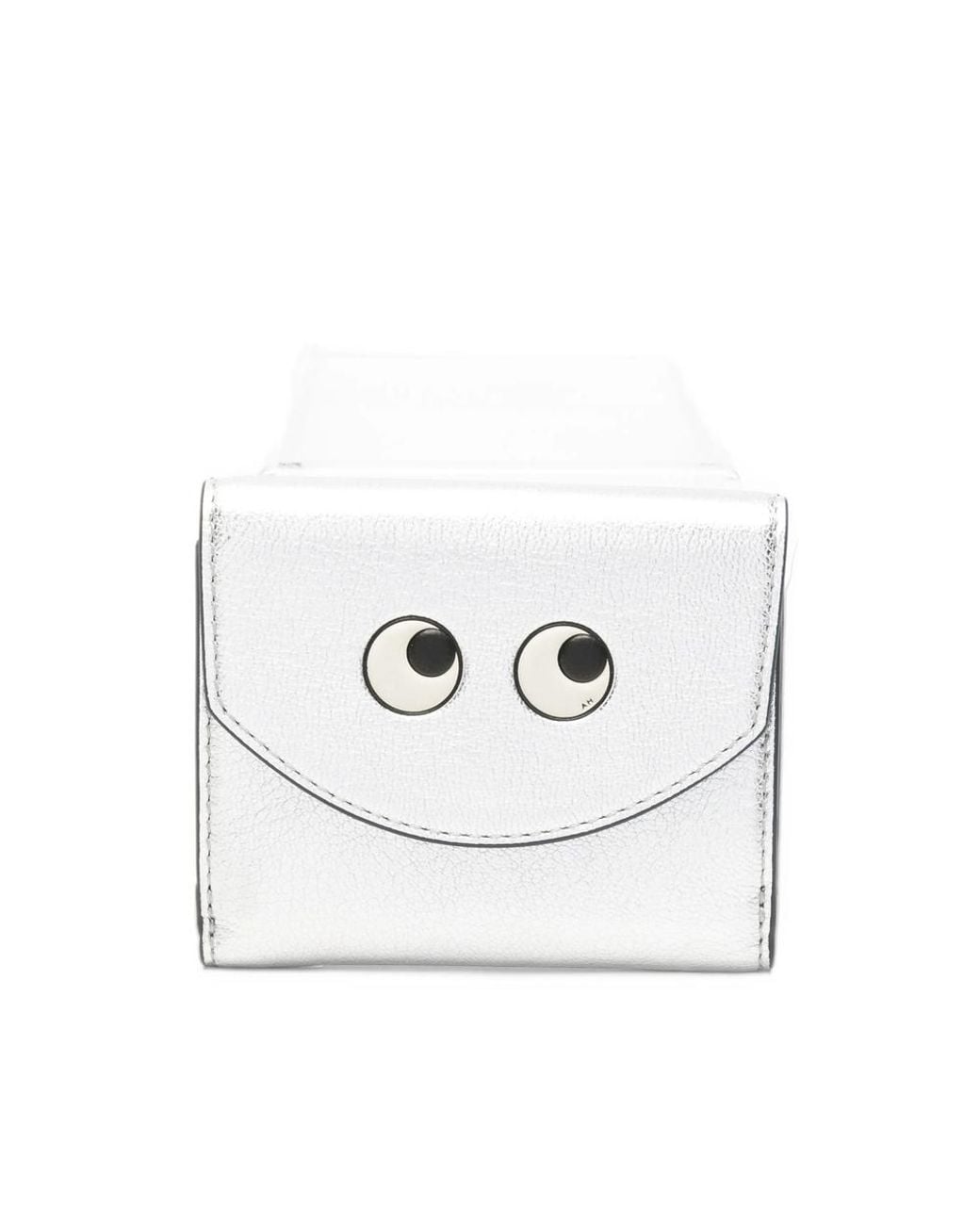 Anya Hindmarch White Eyes Leather Wallet