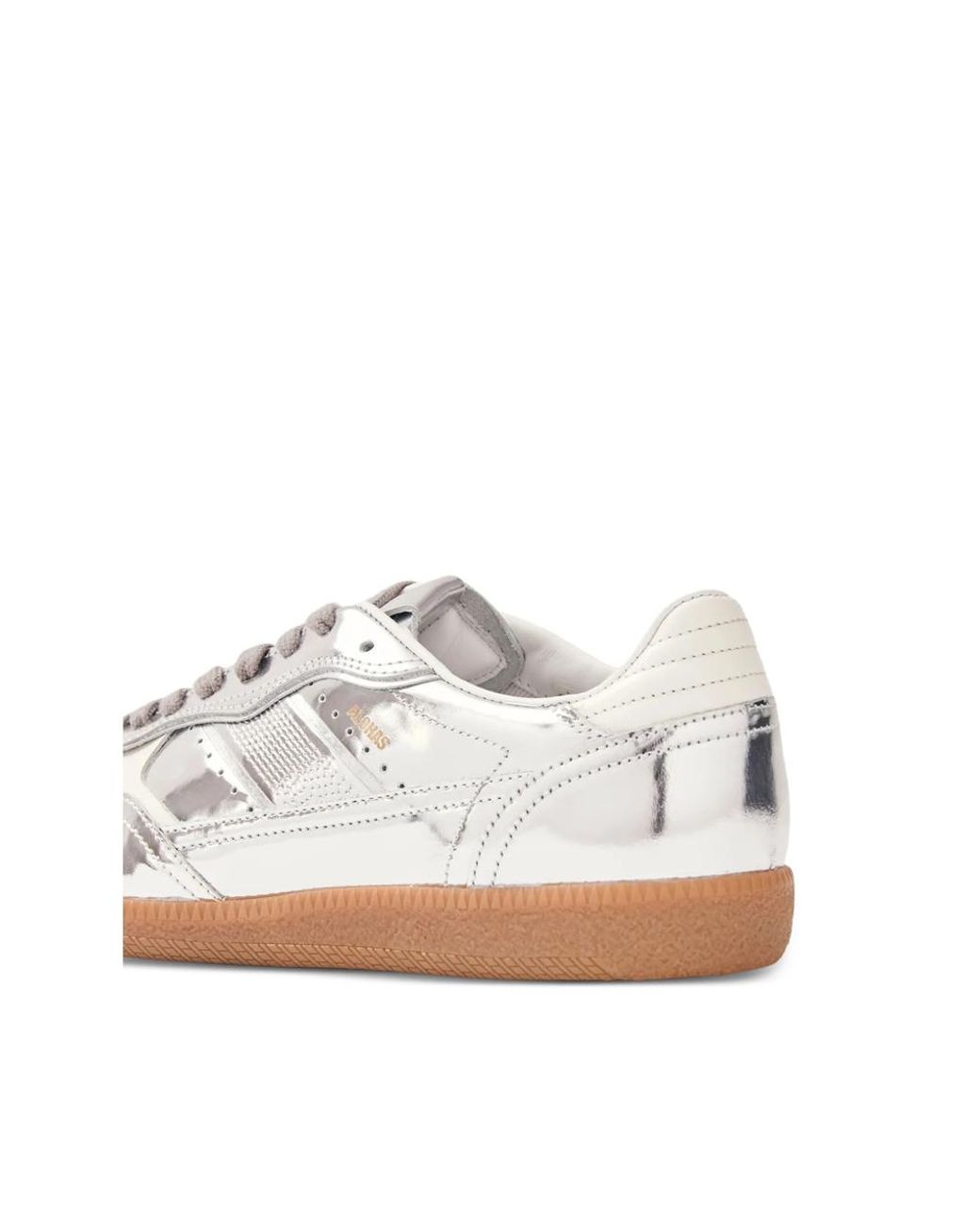 Alohas White Tb.490 Rife Shimmer Cream Leather Sneakers