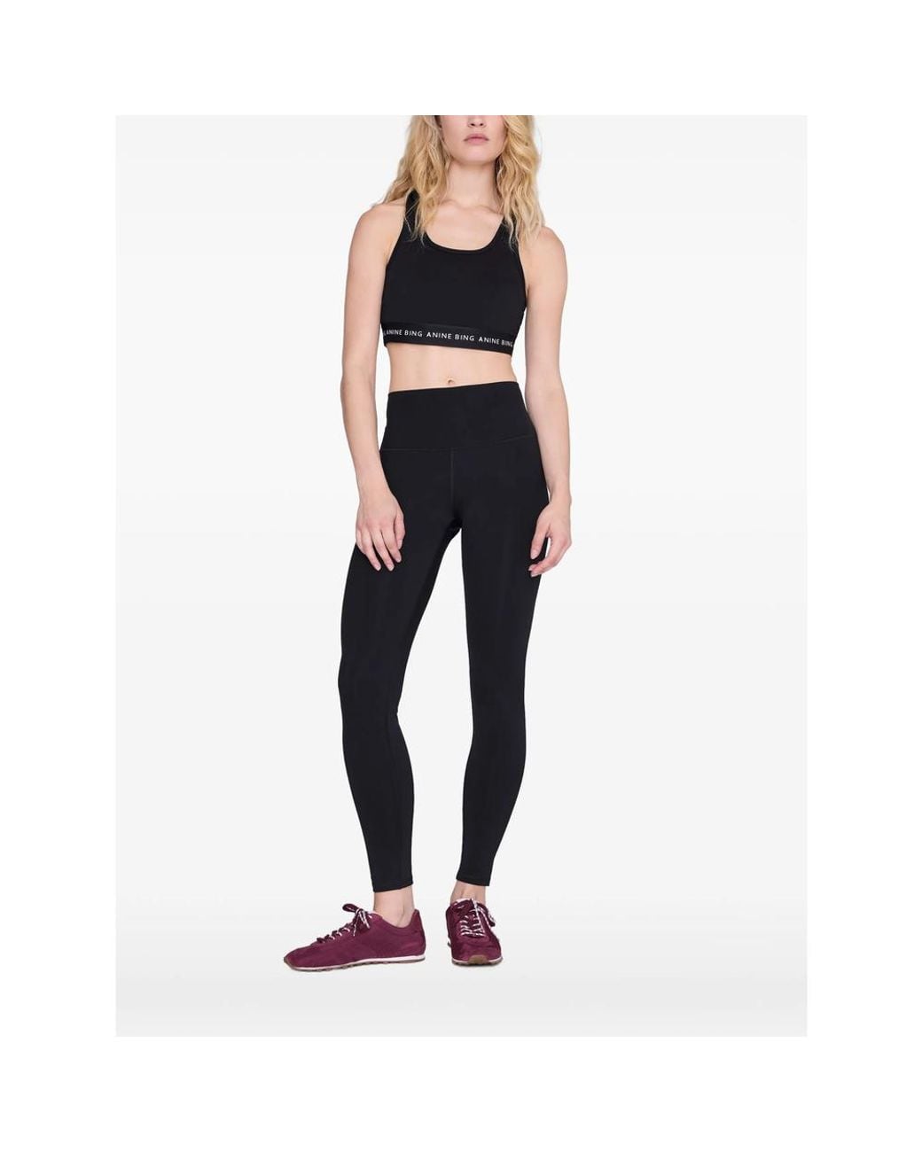 Anine Bing Black Nono Bra