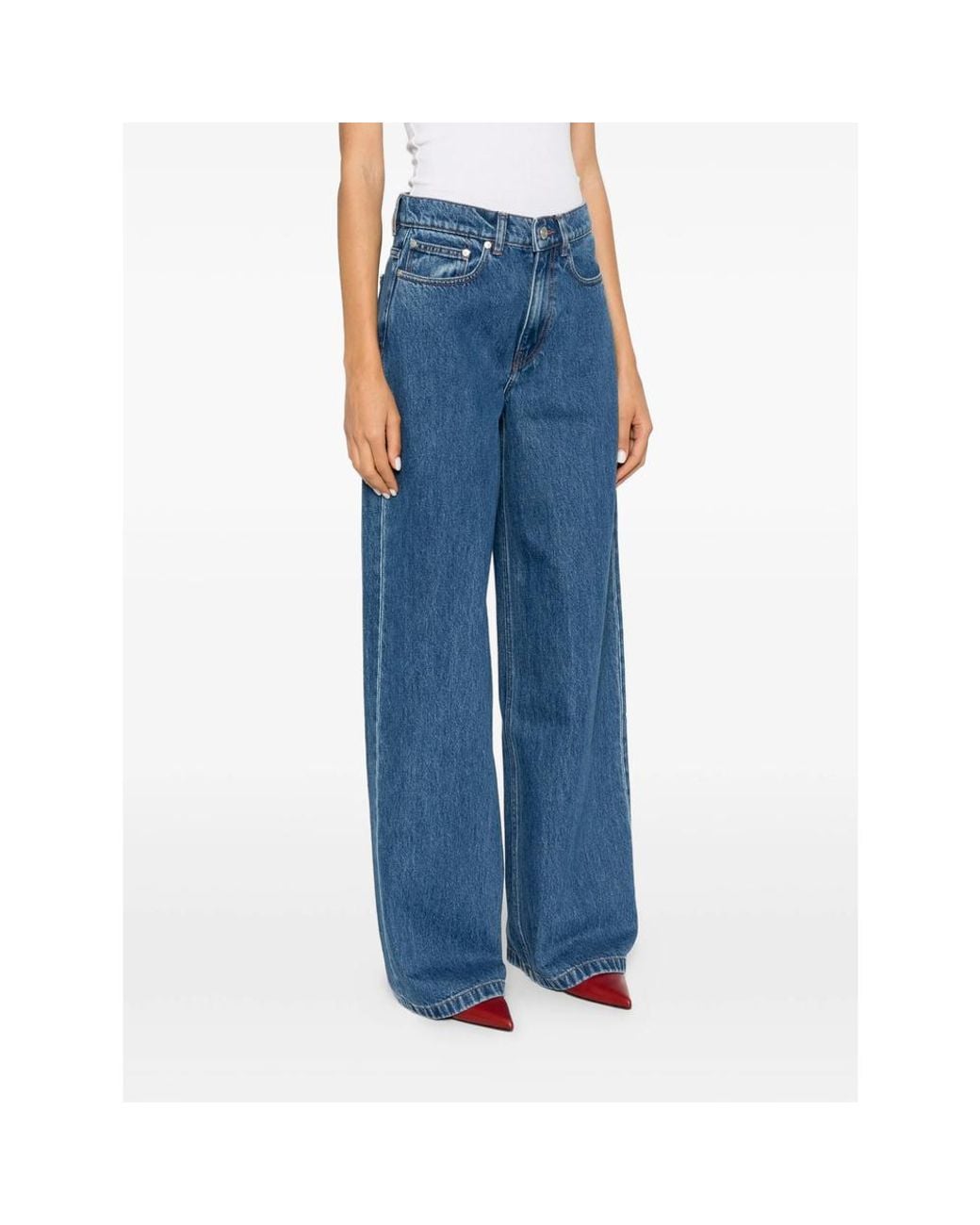 Joseph Blue Wide Jeans