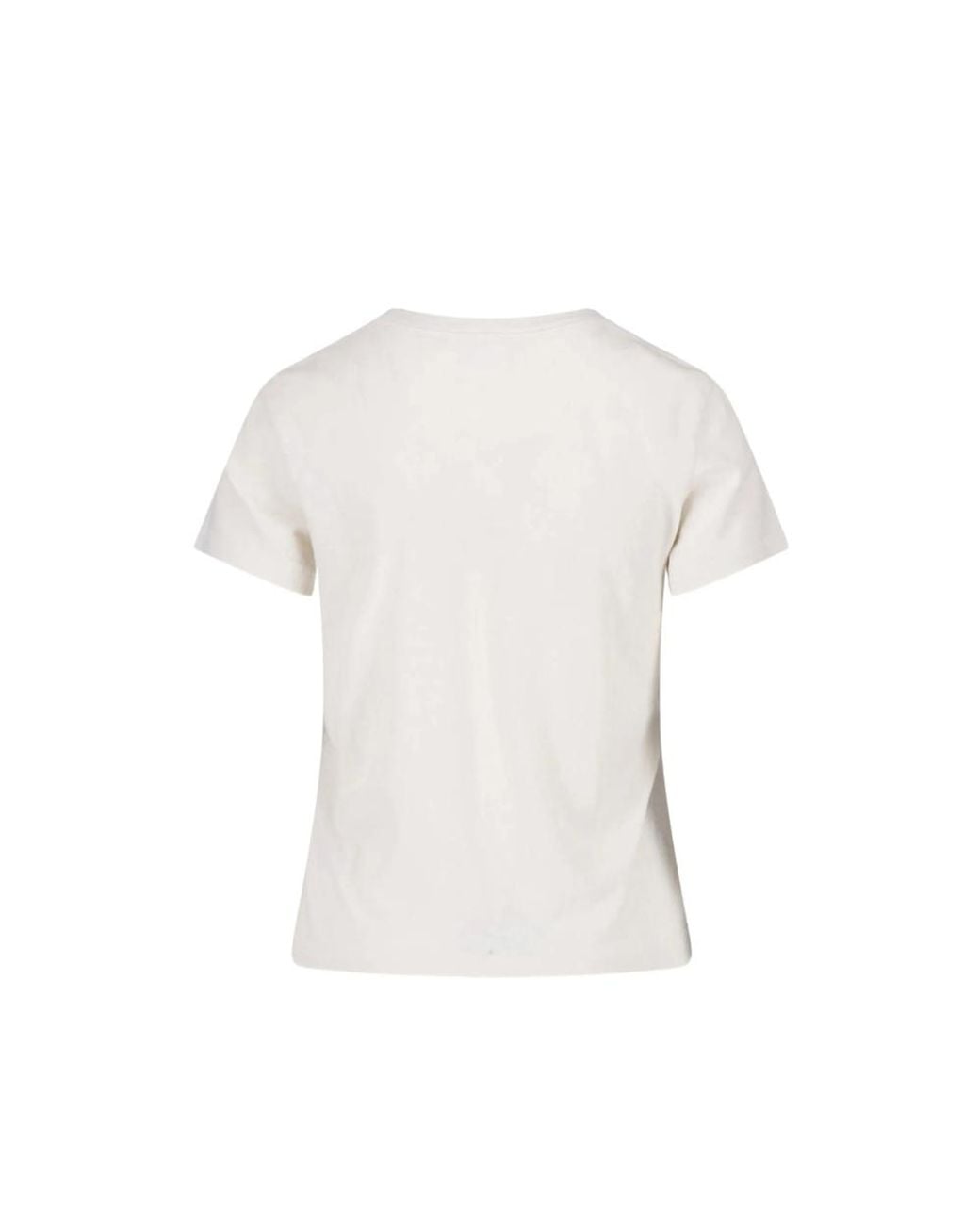 Re/done White Graphic-Print T-Shirt