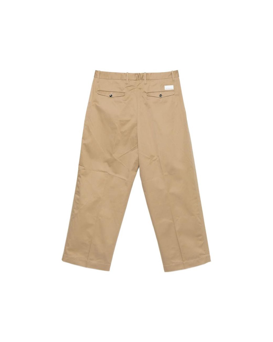 Nine:inthe:morning Natural Button-Fastening Trousers for men