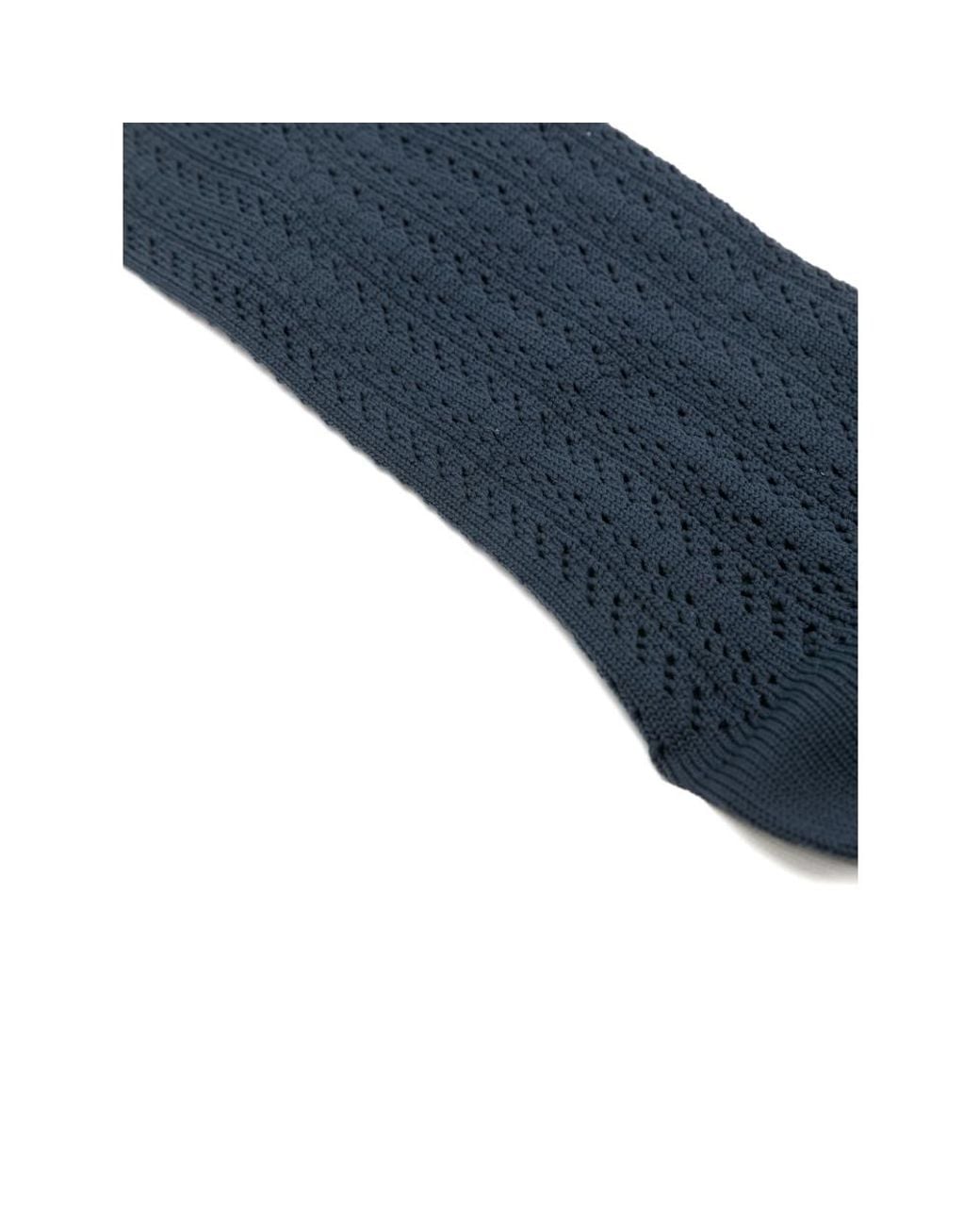 Adidas by Wales Bonner Blue X Wales Bonner Striped Logo Socks (Pack Of Two) for men