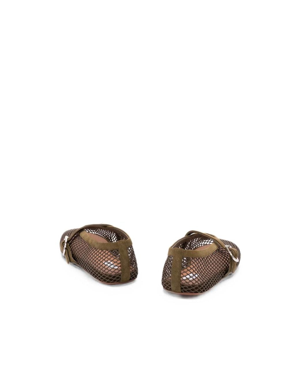 Alaïa Brown Alaïa Ballet Flats