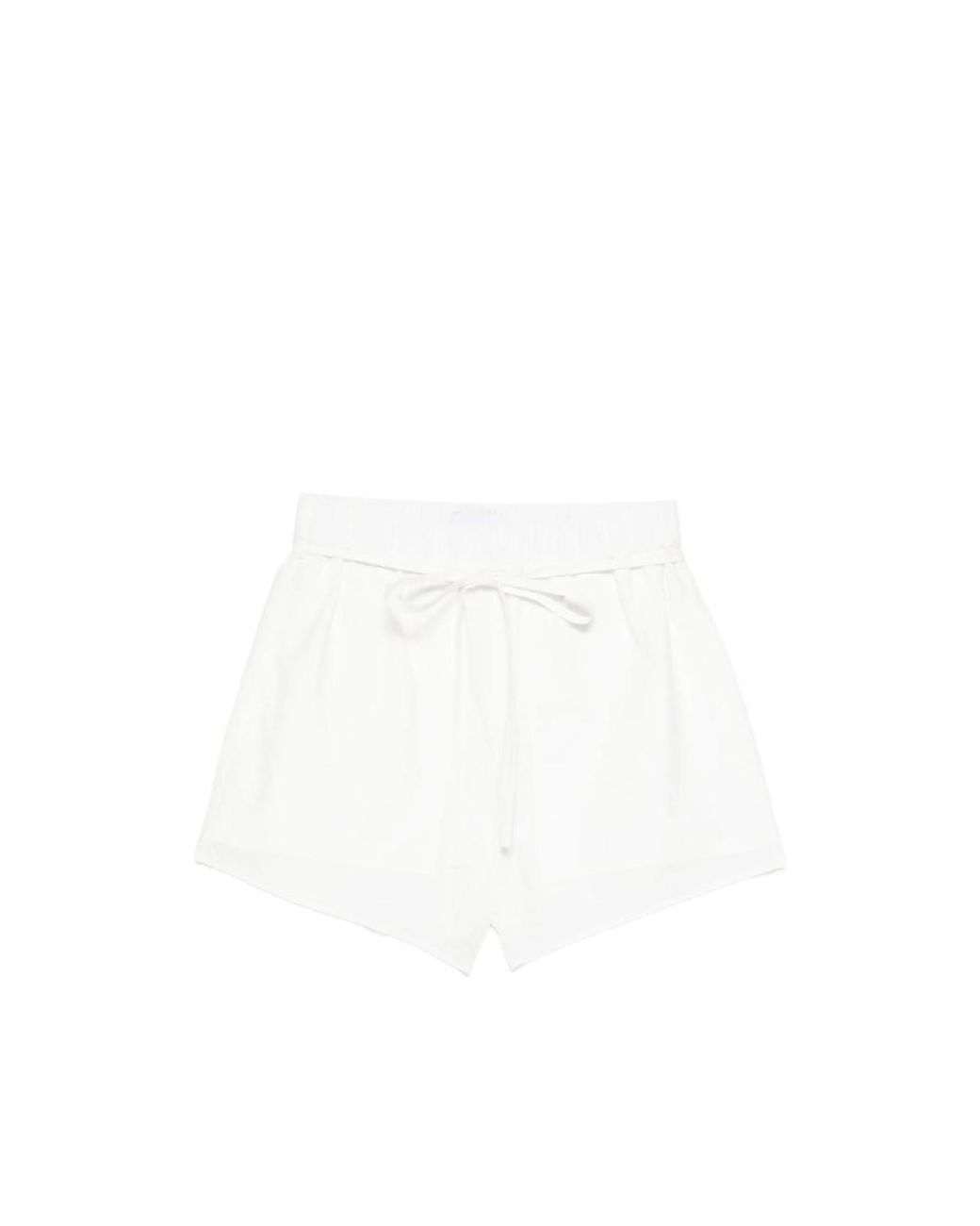 Bondi Born White Drawstring Shorts