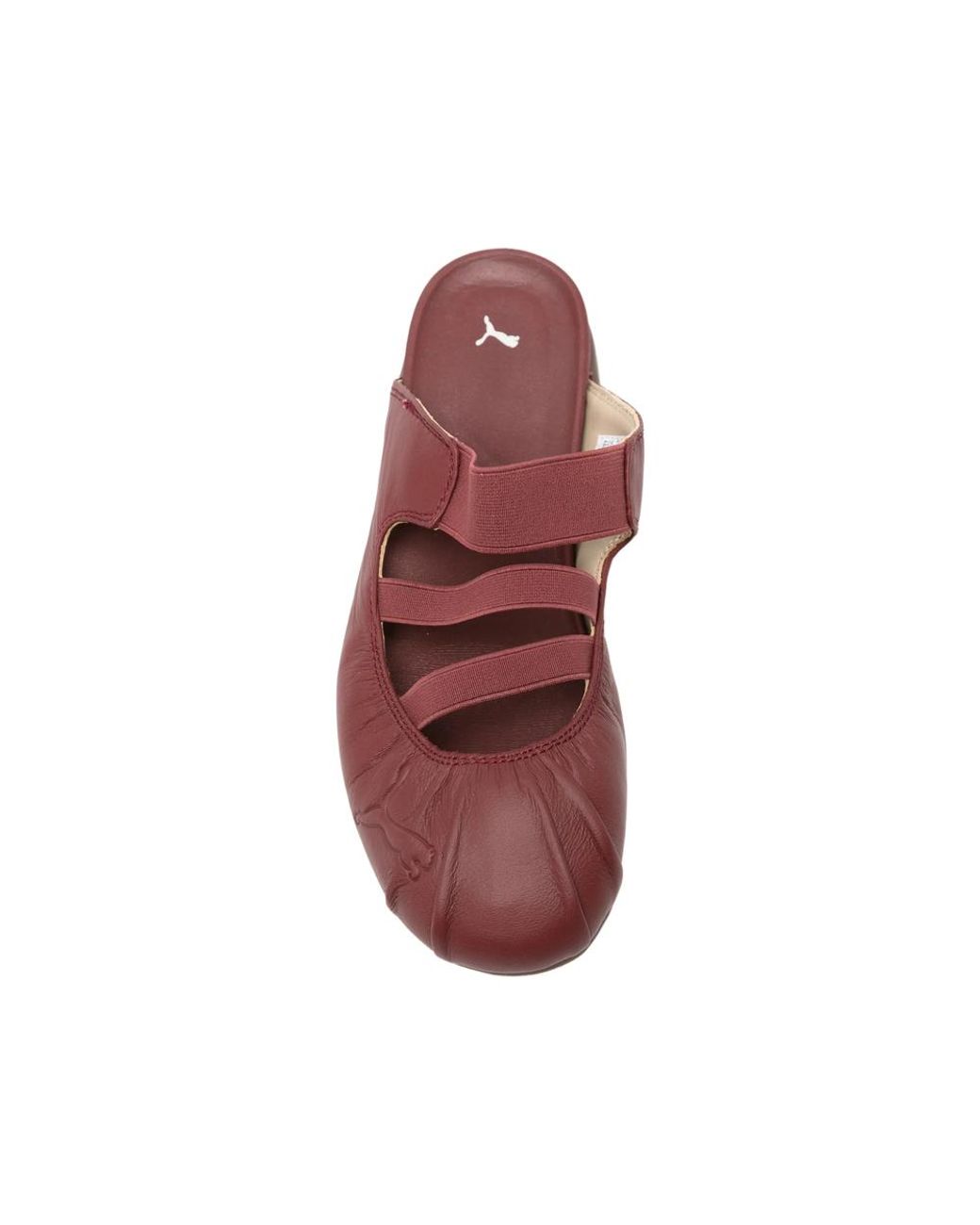 PUMA Brown Mules Speedcat En Cuir À Logo Embossé