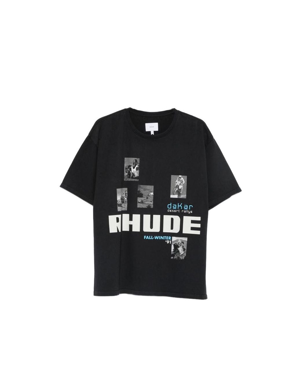 R H U D E © Black T-Shirts & Vests for men