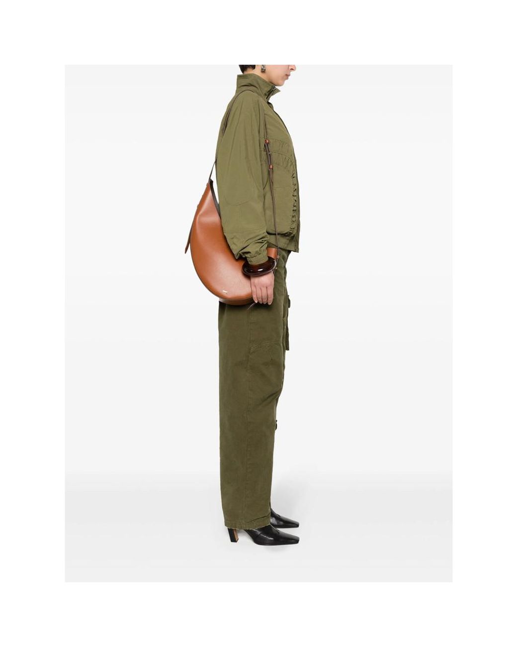 Soeur Brown Wimona Leather Shoulder Bag