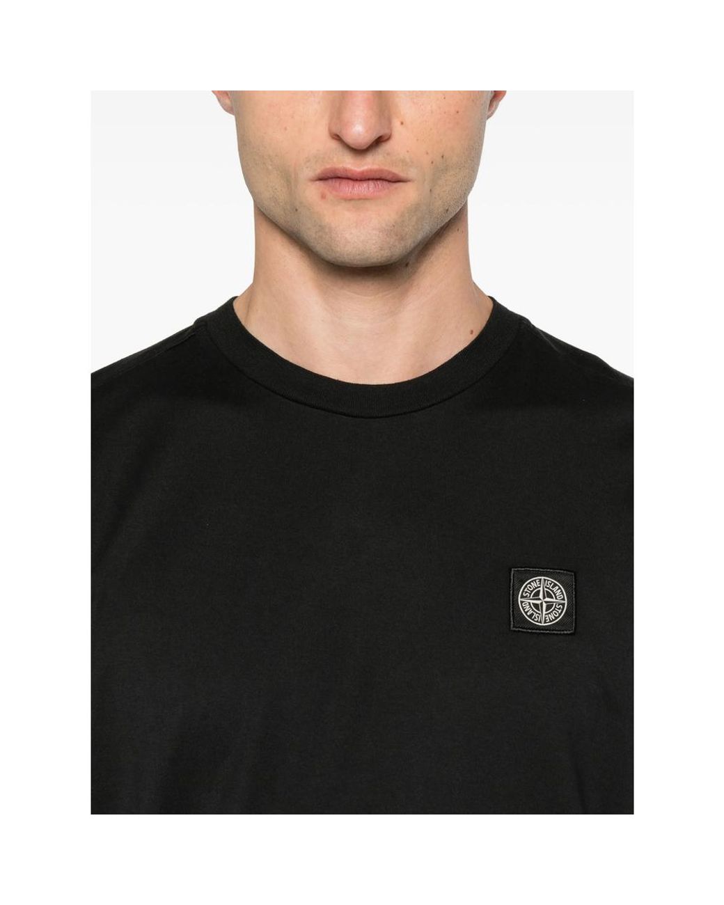 Stone Island Black T-Shirts & Vests for men