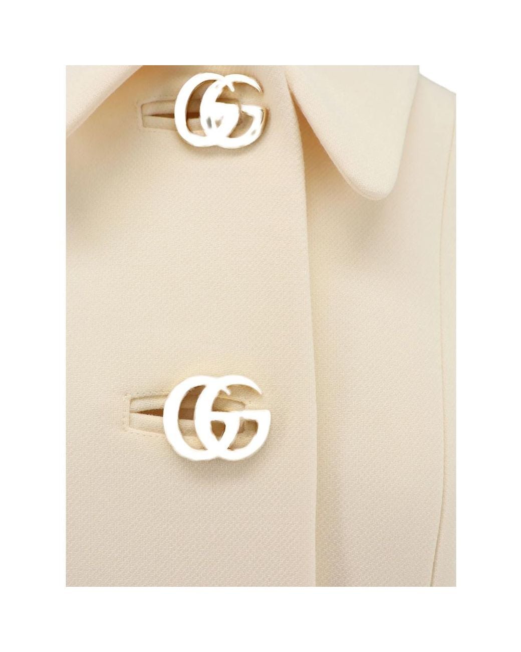 Gucci White Neutrals Coats