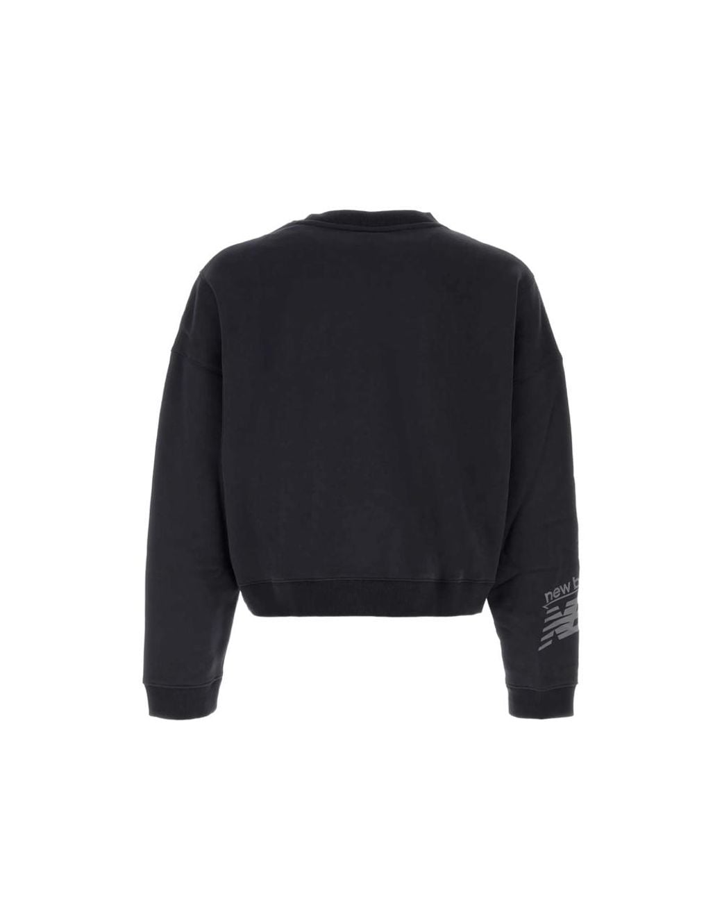 New Balance Blue Athletics Crafted Fleece Crew Sweatshirt for men