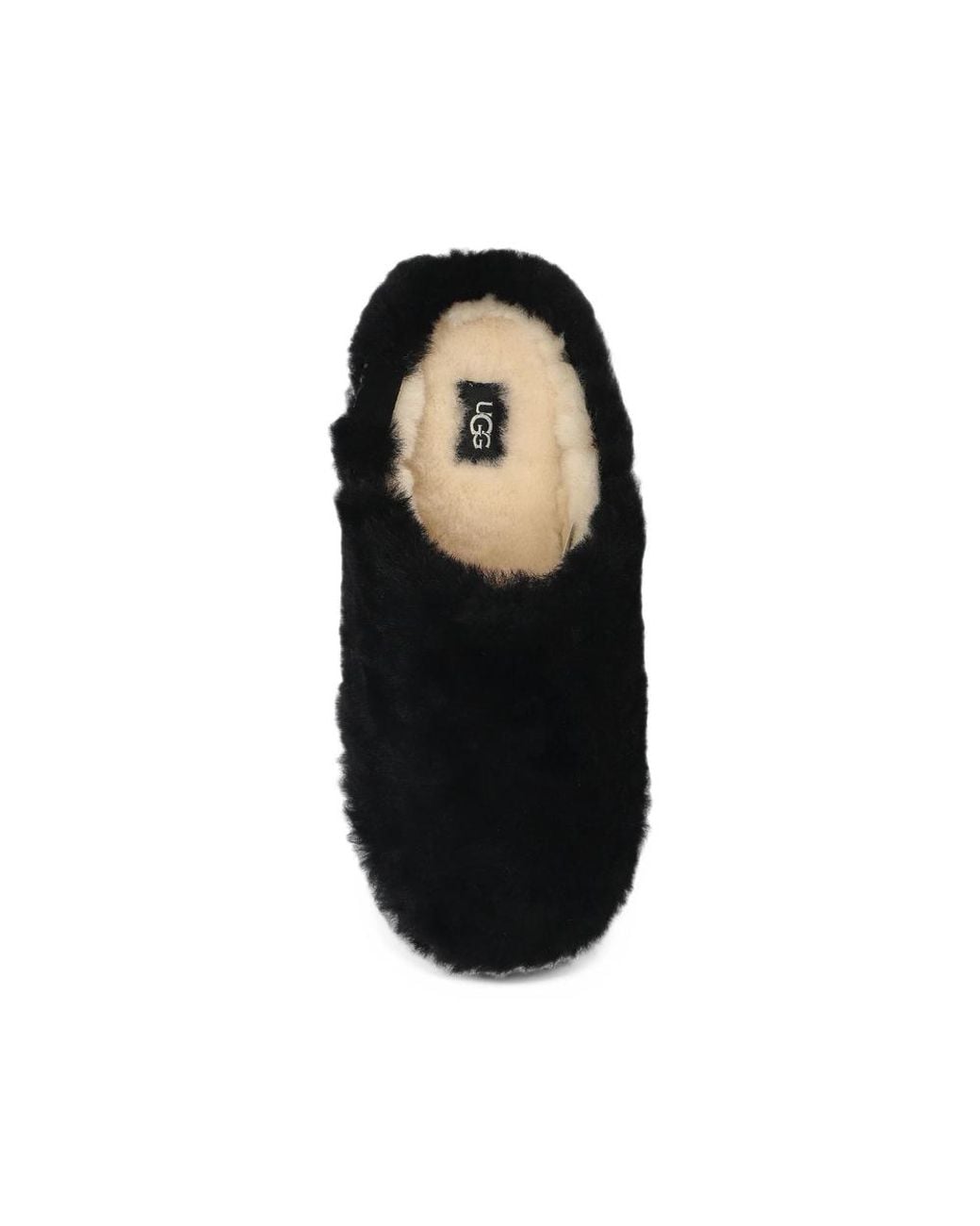 Ugg Black Elea Fluffed Slippers