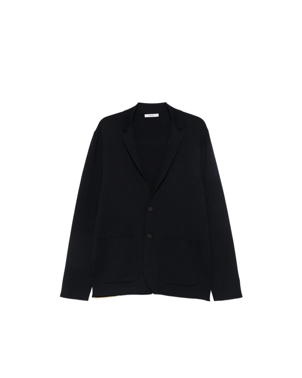 Fendi Black Logo-Strap Blazer for men