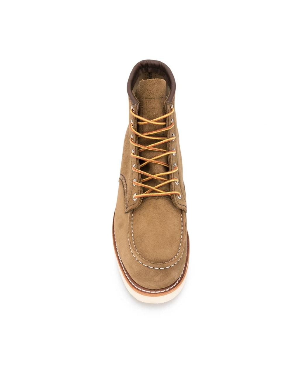 Red Wing Brown Classic Moc Lace-Up Boots for men