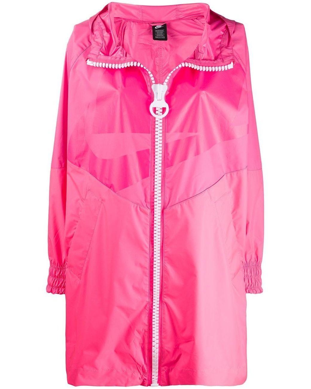 nike pink raincoat