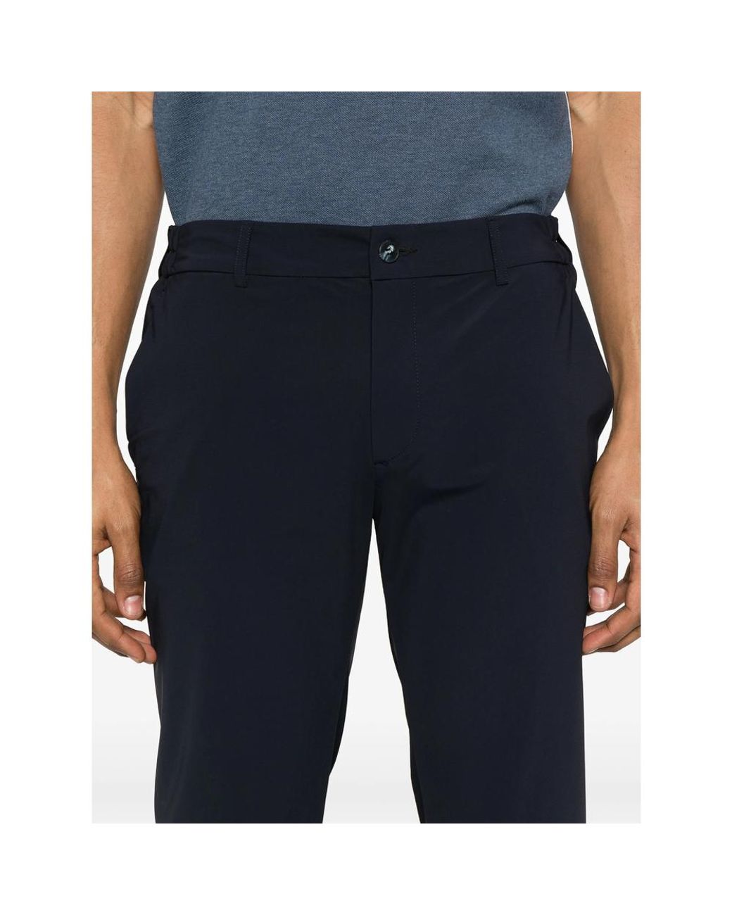Eraldo Blue Tailored Trousers for men