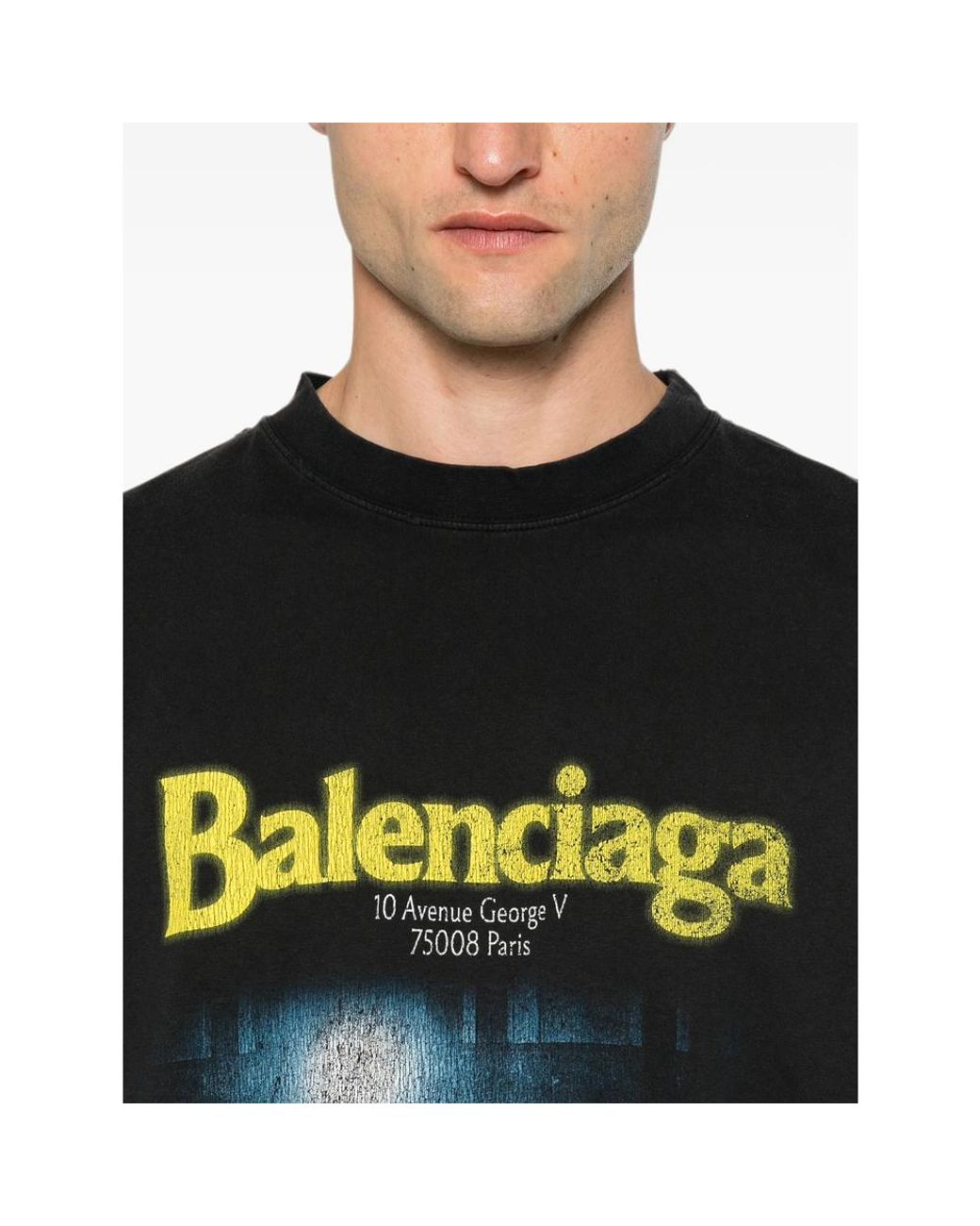 Balenciaga Black T-Shirts & Vests for men